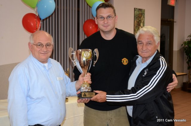 St. Thomas SC: Trophy presentation to 2nd Division Men's Team 