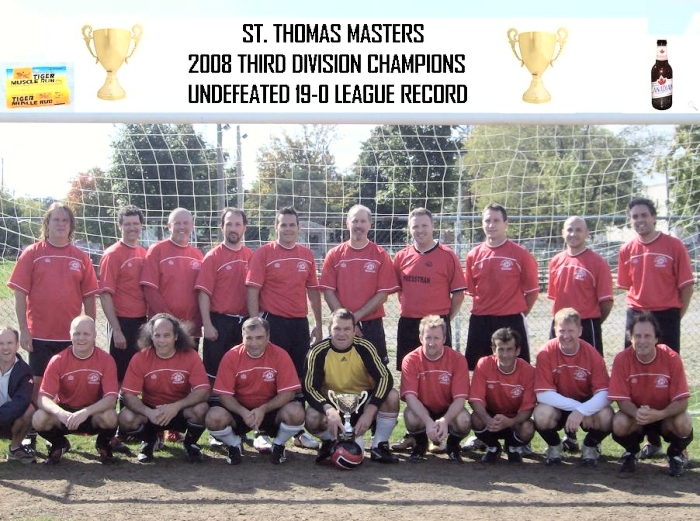 St. Thomas Masters - 2008 Third Division Champions